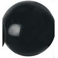 Inflatable Solid Black Beach Ball (24")